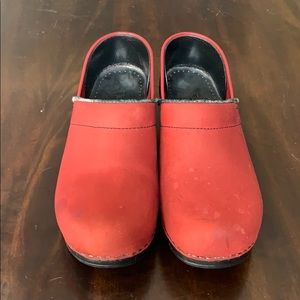 Dansko Red clogs size 38
